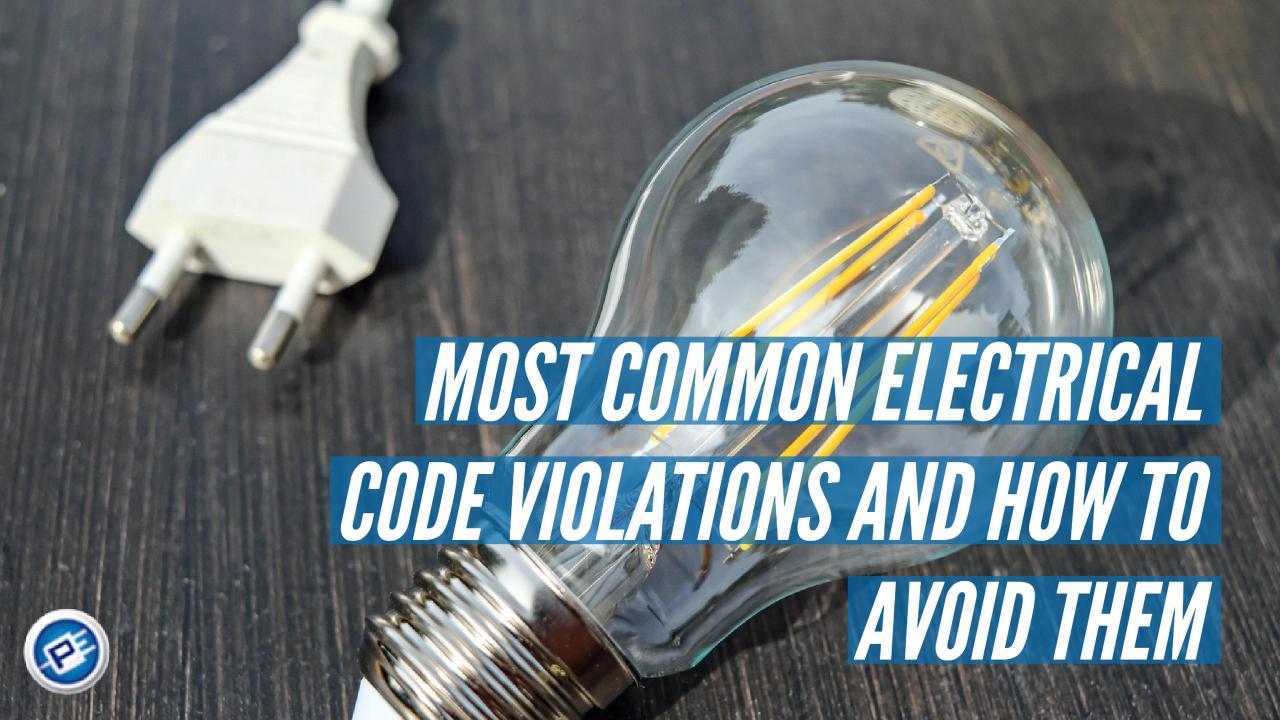 Professional Electric - Common Mobile, AL Electrical Code Violations